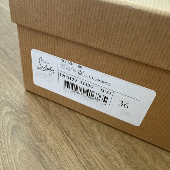 Christian Louboutin So Me Leather Sandals - Picture 3 of 5